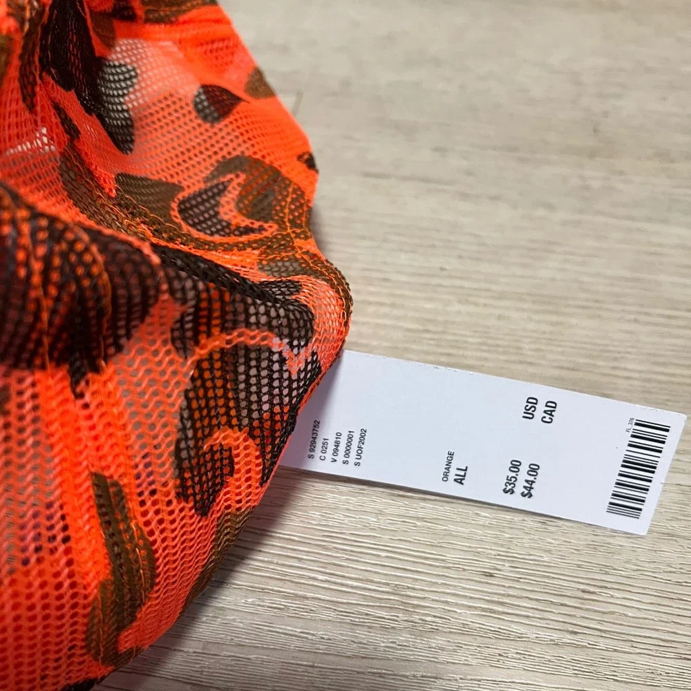 Miracle Trucker Hat Camo Hunting Cap Miracle‎ Patch Orange Mesh Back